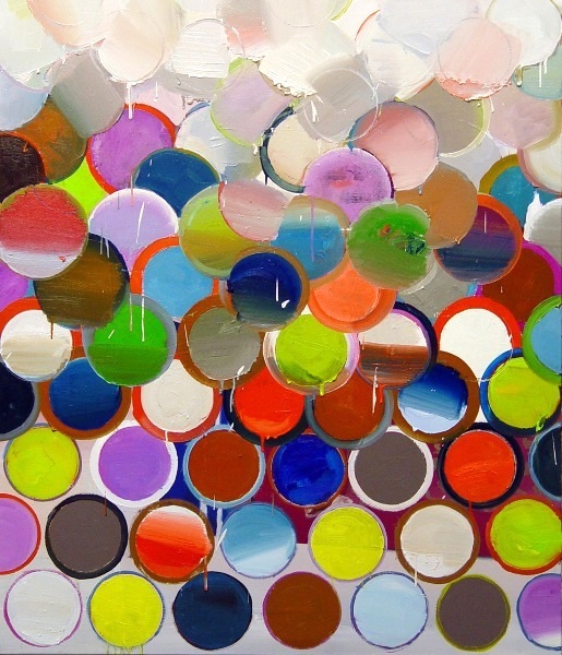 Rayk Goetze: Universum, 2009, Öl auf Leinwand, 140 x 110 cm

